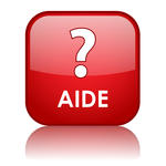 Bouton Web "AIDE" (support assistance qu