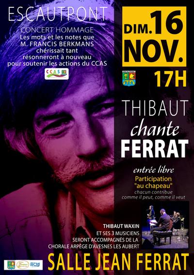 Thibaut chante Ferrat CCAS