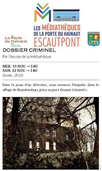 DOSSIER CRIMINEL