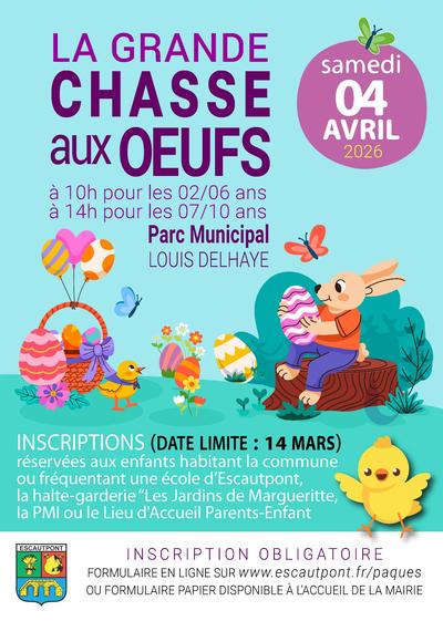 CHASSE AUX OEUFS 2026